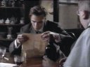 When wine is accidentaly spilled on the map they see secret writing that gives them a starting point.