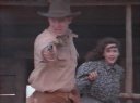 Then a rattlesnake appears which the movie's hero shots.